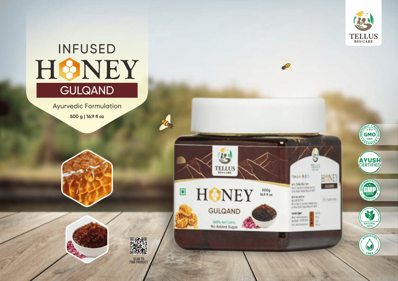 Infused Honey Gulkand