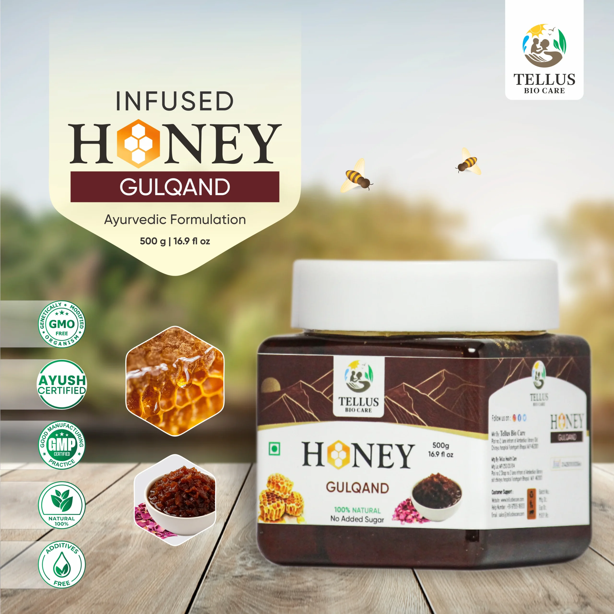 Infused Honey Gulkand