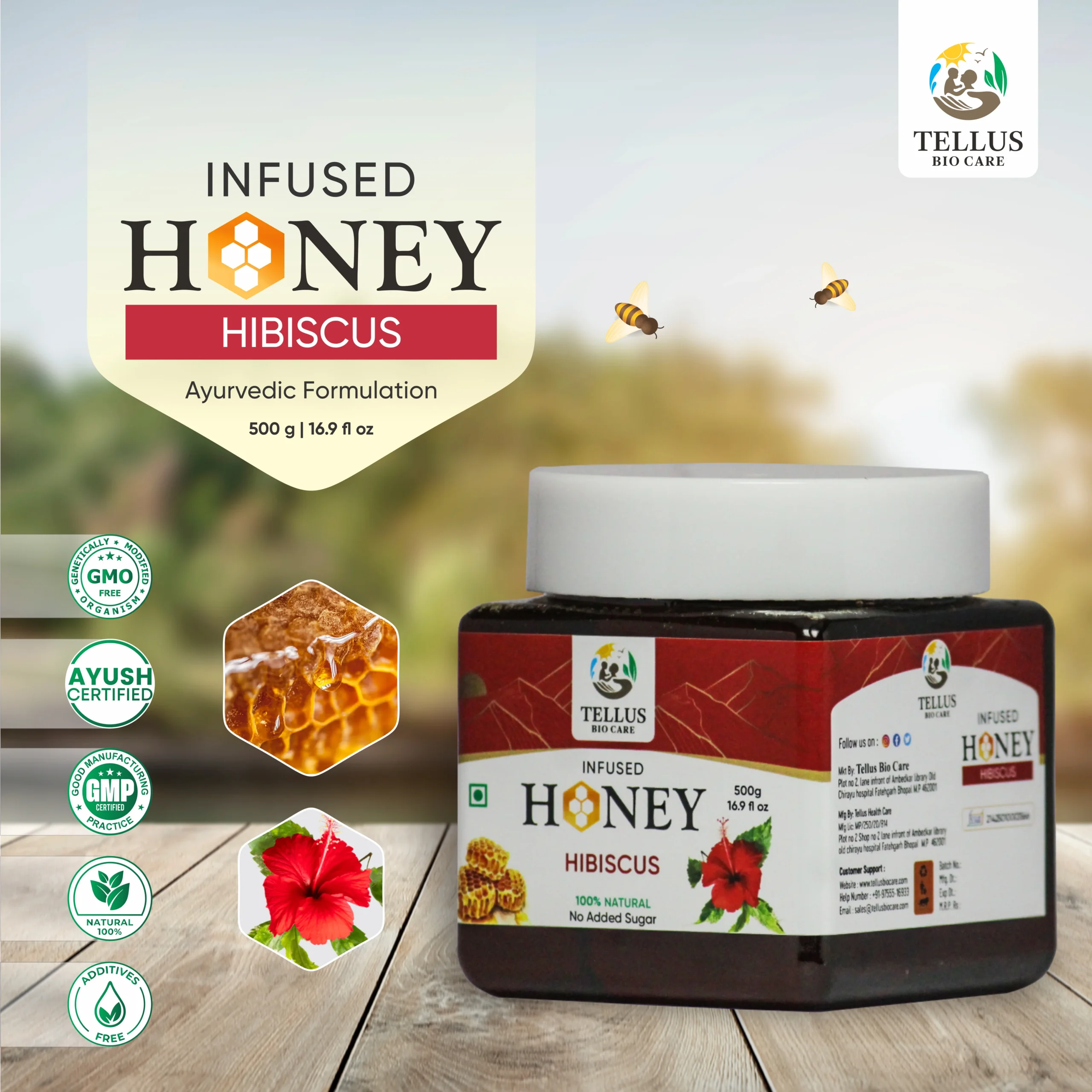 Infused Honey Hibiscus