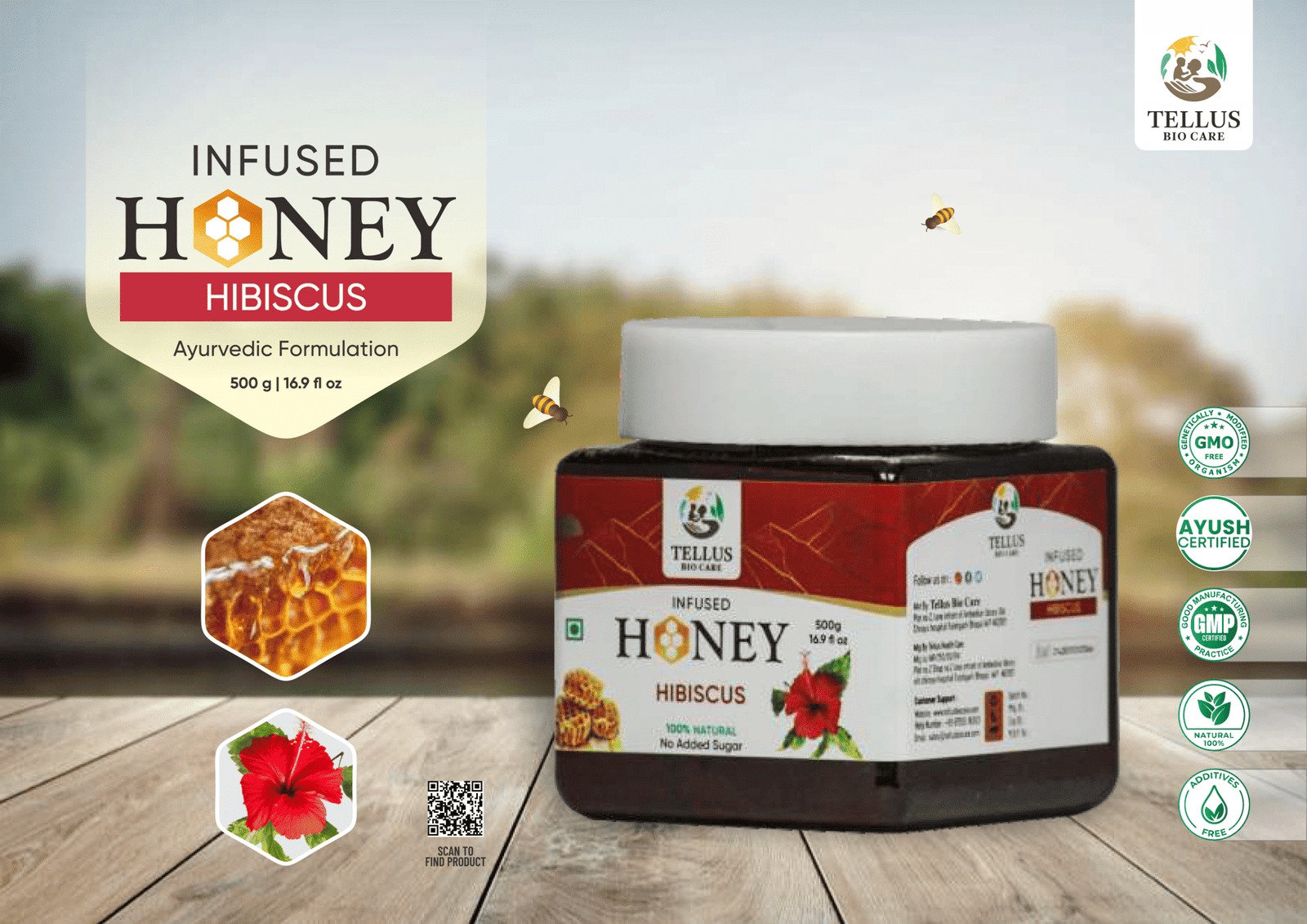 Infused Honey Hibiscus