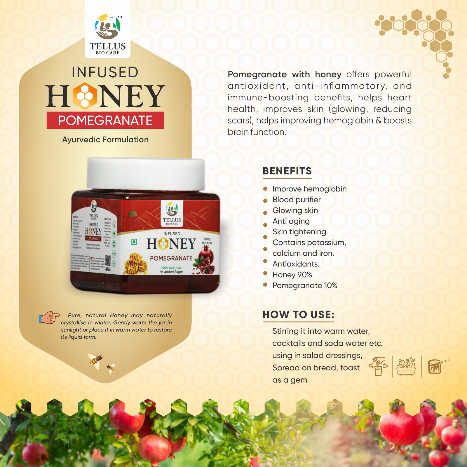 Infused Honey Pomegranate - Image 2