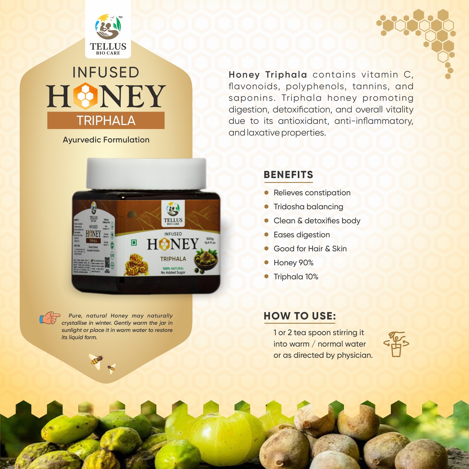 Infused Honey Triphala - Image 2